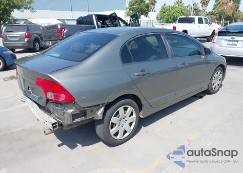 2008 Honda Civic Lx из США, поврежденный, VIN 1HGFA15598L090472